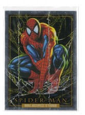 2024 Marvel Masterpieces '92 Platinum Spider-Man Base Card #87 picture