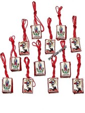 12pc Religious Scapular Escapulario Virgen  Guadalupe San Miguel Arcangel Favors picture