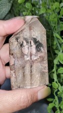 Natural Clear Quartz Freeform 128g – One Side Raw Crystal Gorgeous Crystal  picture