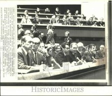 1973 Press Photo Delegations meet in Geneva for Security and Cooperation meeting picture