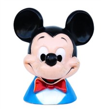 Mickey Mouse Bust Bank Vintage Walt Disney 10.5