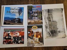 5 Mixed Lot Train/Railroad Hardcover Catalogs Publications BNSF Convention Copy picture