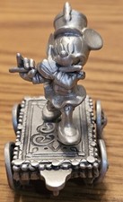 VINTAGE 1990s Hudson Pewter Disney Music Train Minnie Mouse Flute Discontinued picture