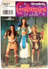 Simplicity Misses' Costume Pattern 0621 Size 14-20 UNCUT picture