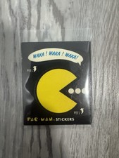 1980 FLEER #1 PAC MAN *KEY ROOKIE CARD* SERIES 1 NO EYES WAKA sticker rc picture