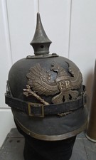 WW1  IMPERIAL GERMAN, PICKLEHAUBE HELMET, SOMME BATTLEFIELD RELIC  picture