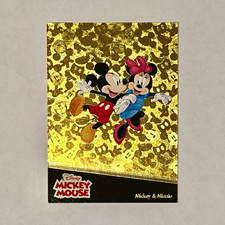 Upper Deck 2011 Disney Mickey Mouse #1 Mickey & Minnie Mouse GOLD FOIL picture