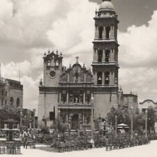1940s RPPC Plaza Zaragoza Square Monterrey Nuevo León State Mexico Postcard picture