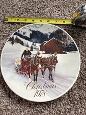 Smuckers Collector Series Christmas Plate 1978 Limited Edition David Coolidge picture