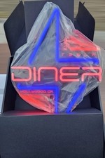 Tesla Diner NEON Sign Exclusive BRAND NEW Rare Collectible USB-C Elon Musk picture