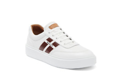 New $280  Men's Bally Coby Sneakers in Optic White Size 12D picture