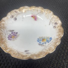 Antique Limoges France Porcelain Dish Hand Painted Floral CM Marked picture
