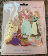 2026 PALM Rapunzel & Cinderella Enchanted Craft Time Jumbo Pin SE500 - SOLD OUT picture