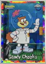 2025 Topps Chrome SpongeBob SquarePants Sandy Cheeks Night Shift Manager /25 #27 picture