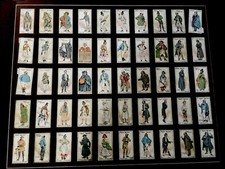 1923 John Player & Sons Framed 50 Piece Set Characters from Dickens Cigarette  picture