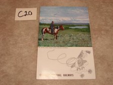 C20 VINTAGE 1950'S CANADIAN NATIONAL RAILWAYS DINING CAR A LA CARTE MENU picture