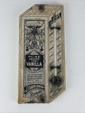 Antique C F Sauer Company Pure Vanilla Extract Wall Thermometer picture