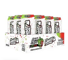 Ghost Energy Drink Sour Strips Apple Berry 16 Oz 12 Pack picture