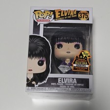 Funko POP Elvira Mistress of the Dark Purple & Diamon Glitter #375 picture