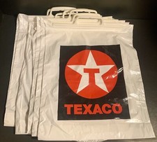 7 Vintage TEXACO Plastic Bags 1980s picture