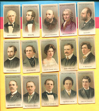 1912 W. D. & H. O. WILLS MUSICAL CELEBRITIES 2nd SERIES 15 TOBACCO CARD LOT picture