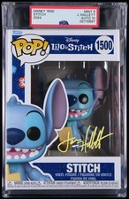 PSA 9/10 Funko Pop Disney Stitch 1500 Jonathan Hallett (SWAU Auto+Quote) picture