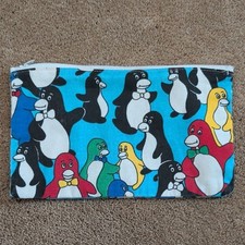 Vintage 1970's Zippered Pencil Pouch picture