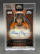 2024 Topps Star Wars Chrome Black Gov Price (McGlynn) Duality Auto 1/25 ALPHA picture