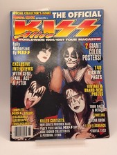 KISS Alive Worldwide 1996 1997 Tour Magazine Gene Paul Ace Peter Metal Edge picture