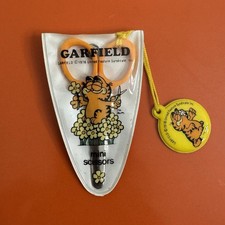 NEW Vintage Dakin Garfield W/ Mini Scissors Case & Tag Creations picture