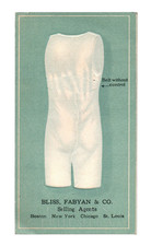 Vintage 1916 OTIS Athletic Underwear Metamorphic Advertising Card Bliss Fabyan picture