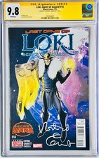 Richard E. Grant Signed CGC Signature Series Graded 9.8 Marvel Loki Asgard #14 picture