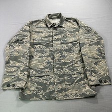 US Air Firce USAF Digital Camo Coat Mens 36 Small BDU Field Jacket Utility picture