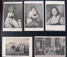 Lot 19 Antique Musée du Louvre Art Postcards France B.C.C. Unused Famous Works picture