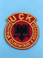 KOSOVO LIBERATION ARMY UÇK (KLA) COLLECTIBLE NEW PATCH  FLAG INSIGNIA UCK picture