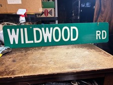 Vintage Wildwood RD Street Sign New Jersey Shore Beach NJ 30
