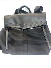 Botkier New York Trigger Mini Backpack Black Leather/Nylon picture