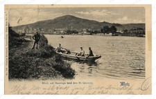 Metz France circa 1900s Riverboats Sauvage St Quentin Standard Postcard picture