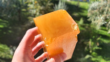 Original Amber Bakelite block for Making Prayer Beads, Rosary, tasbih - 527 gr picture