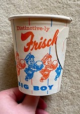 Vintage FRISCH’S BIG BOY Paper Coffee Cup with a Handle picture