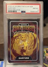 VeeFriends Superstickers Gary Vee Lava /55 PSA 8 picture