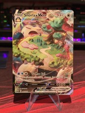 Pokémon TCG Snorlax VMAX Holo Ultra Rare Card 142/202 NM Condition picture