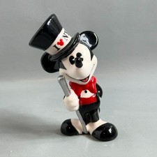 Vintage Walt Disney Mickey Mouse Figurine I Love New York Hat Cane Porcelain NY picture