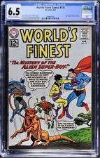 World's Finest Comics #124 1962 CGC Graded 6.5 Just Graded-New Holder picture
