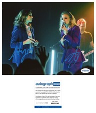 ALY AND AJ SIGNED DISNEY CHANNEL INTO THE RUSH 8x10 PHOTO - ACOA COA  picture