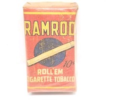 Antique 1900's Ramrod Tobacco Advertising Wax Box Scotten Dillon Co Detroit MI picture