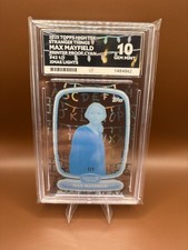 2025 Topps High Tek Stranger Things Max Mayfield Printer Propf Cyan 1/1 picture