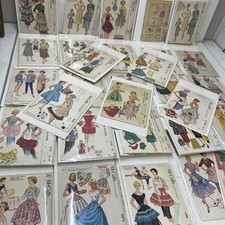 (30) Vintage Sewing Apron Dress Patterns McCall Uncut Bag Board 1950s picture