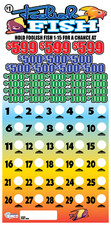 NEW pull tickets FOOLISH FISH CASH BOARD - 30 WINNERS picture