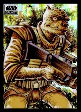 2022 Topps Chrome Star Wars Galaxy #96 Bossk Refractor picture